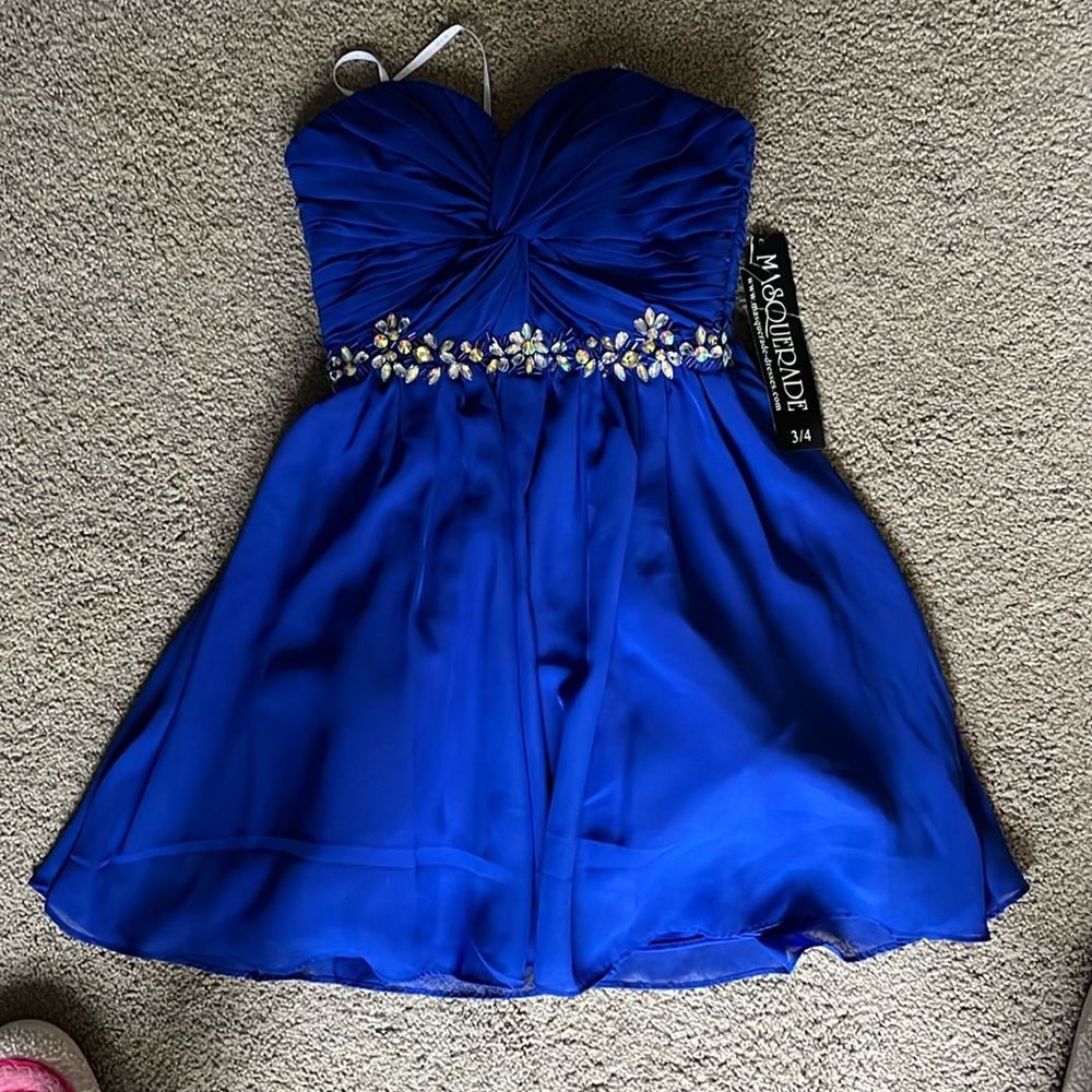 NWT sweetheart mini strapless dress
